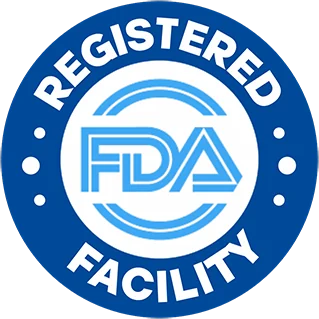 Registered FDA facility roundel from the Harmo Brain artwork