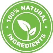 Natural ingredients leaf roundel from the Harmo Brain artwork