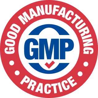 Good Manufacturing Practice seal from the Harmo Brain artwork